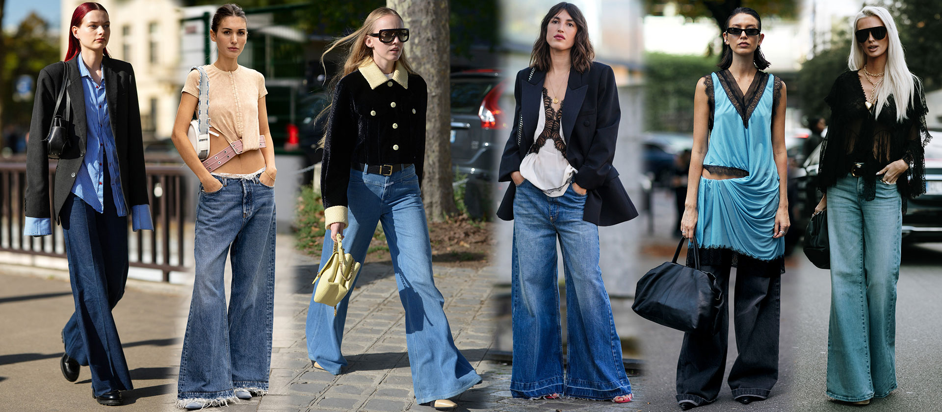Tendenze denim 2025: vita alta, flare e lavaggi vintage